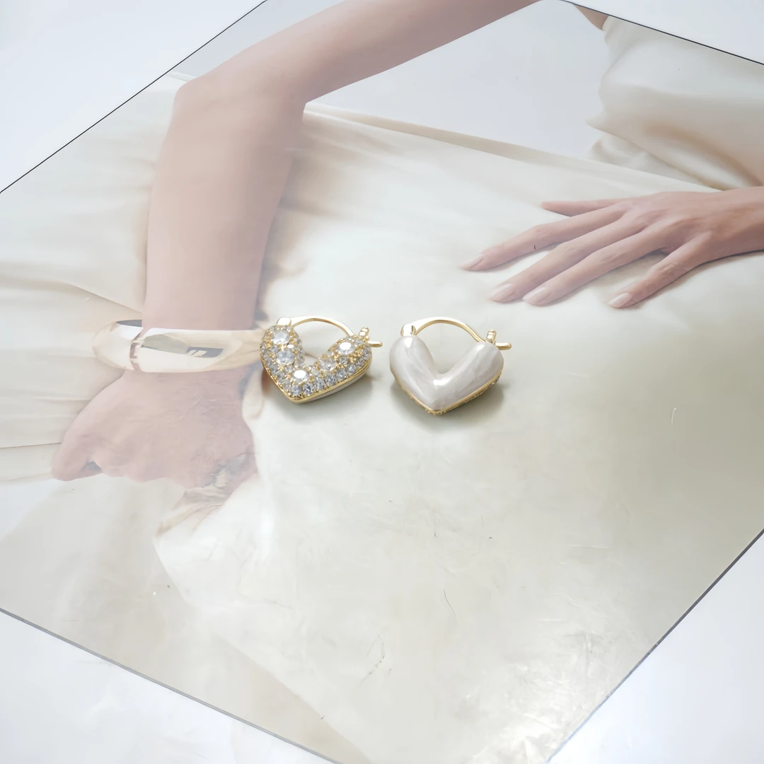 铜合金仿水晶耳饰 耳环9300