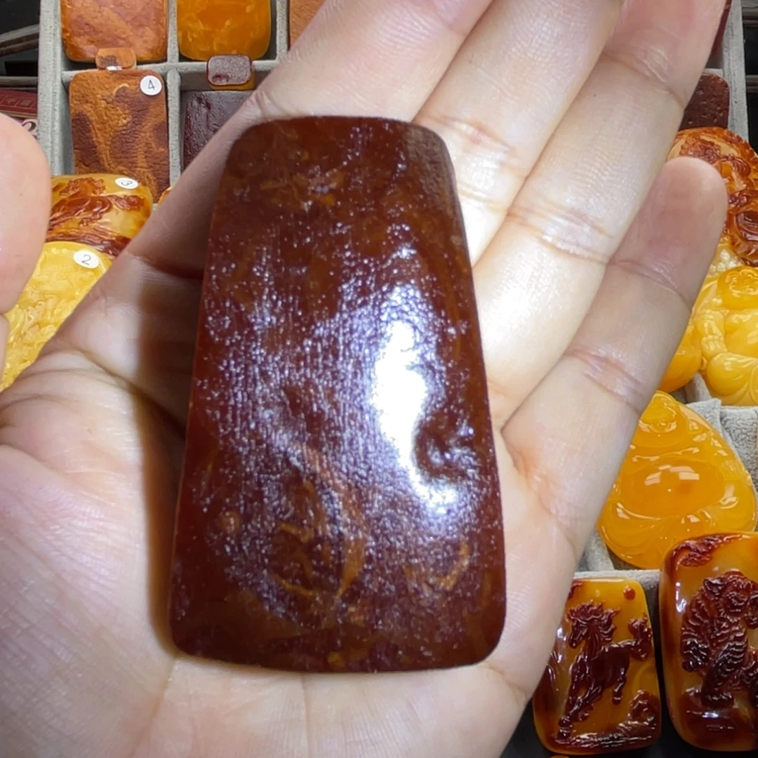 定制琥珀未镶嵌定制款天然琥珀蜜蜡