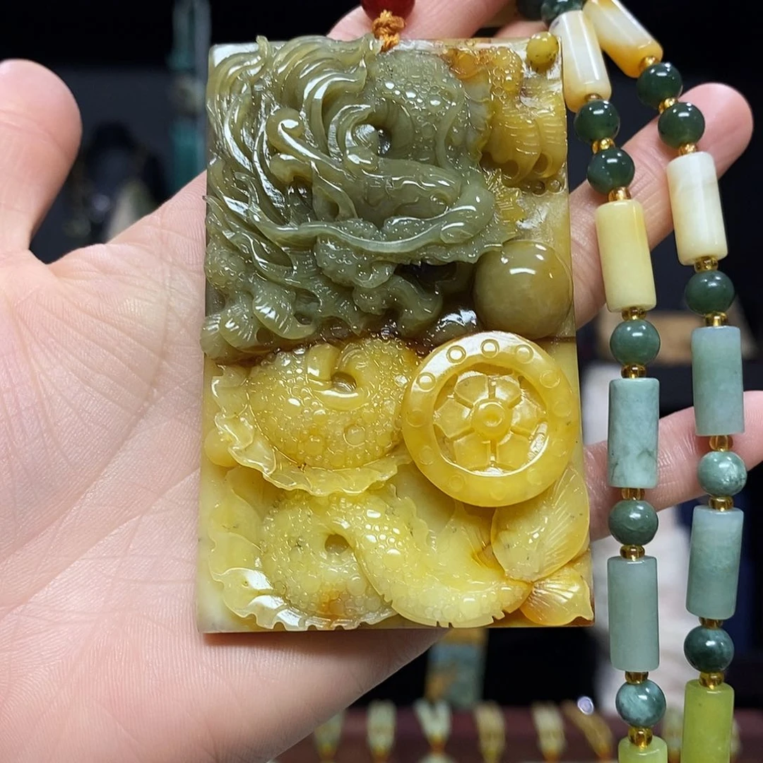 岫玉挂件吊坠未镶嵌