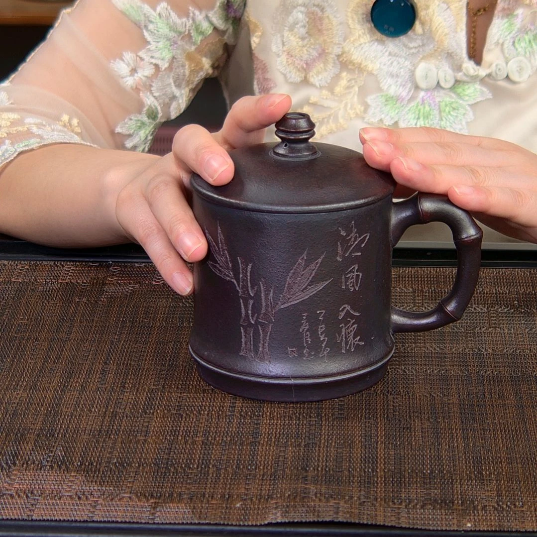 茶杯紫砂高货放漏