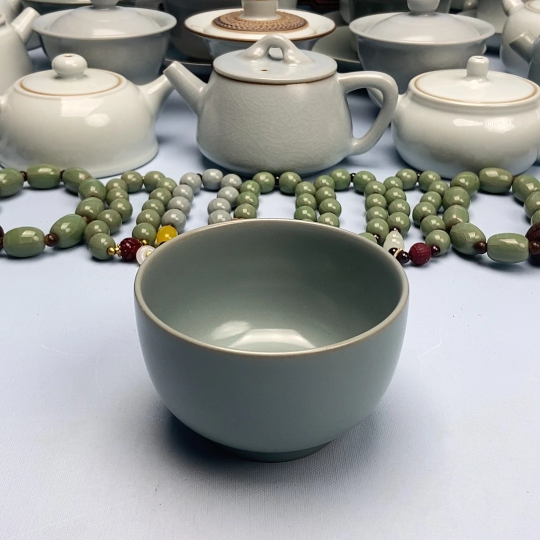 杯仿古罗汗杯原矿原釉原产地