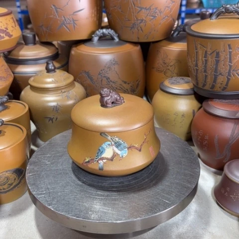 紫砂茶叶罐。。。。。。。。。