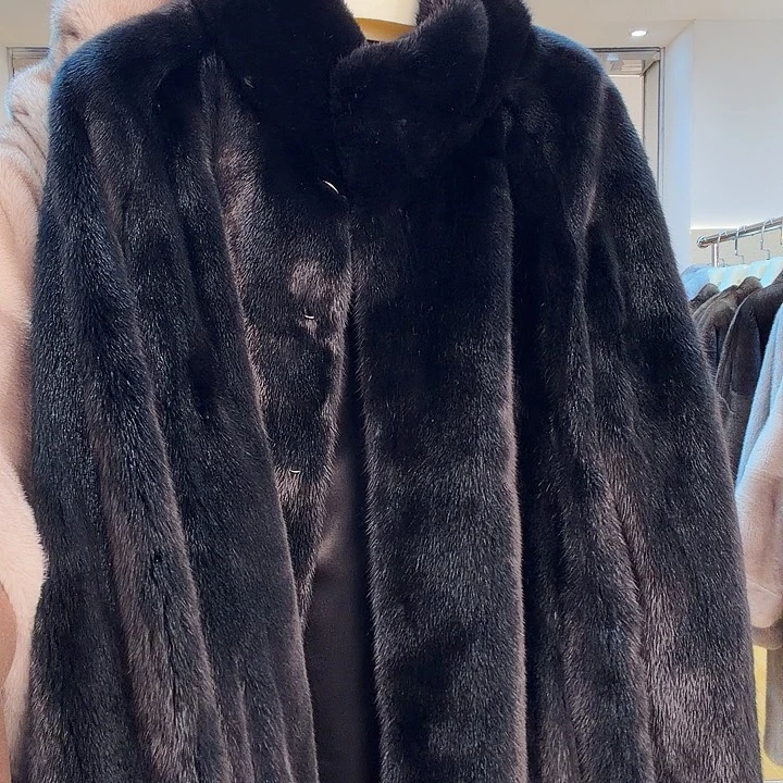 水貂皮进口貂皮大衣