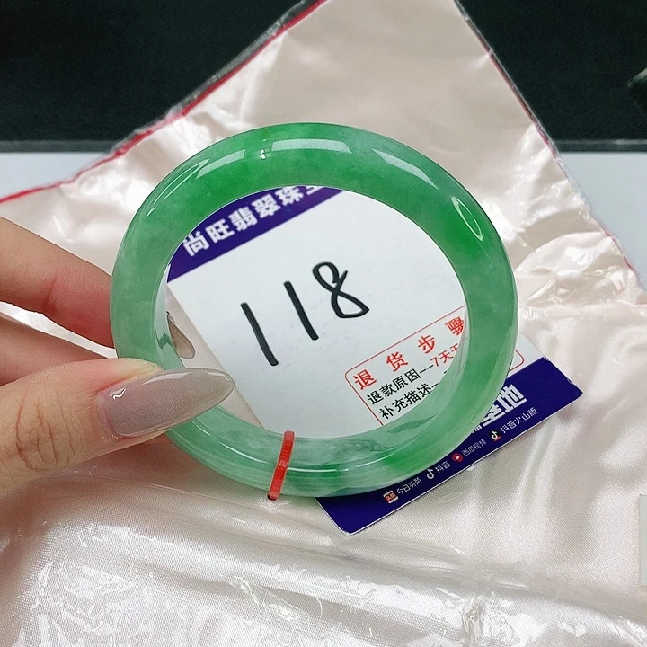 翡翠手镯未镶嵌春***G翡翠12