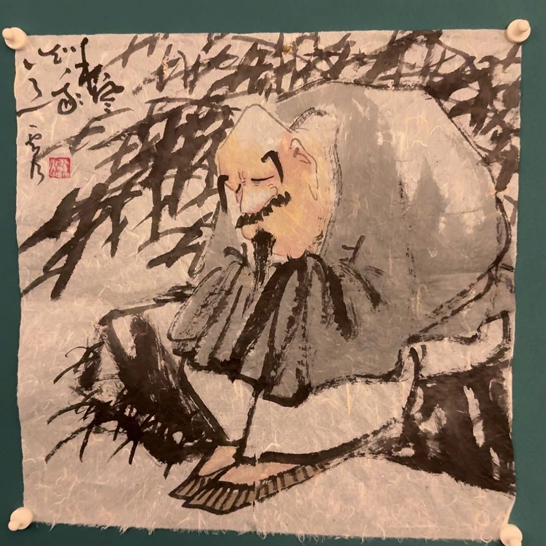国画雷公老师作品画作