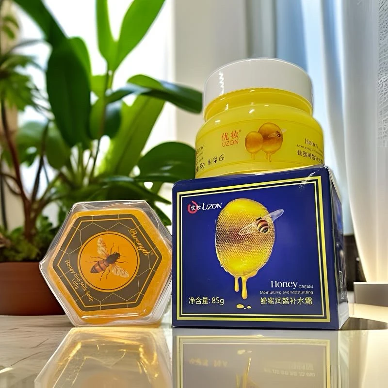 卡绚蜂蜜润紧致补水保湿霜蜂蜜皂hasalmay，hasalyuzsopun护肤抖音