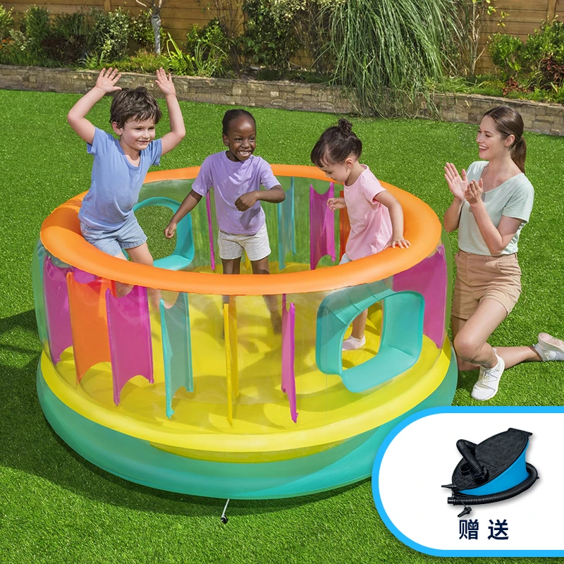 充气家用宝宝城堡蹦床玩具室内户外通用充气弹跳屋