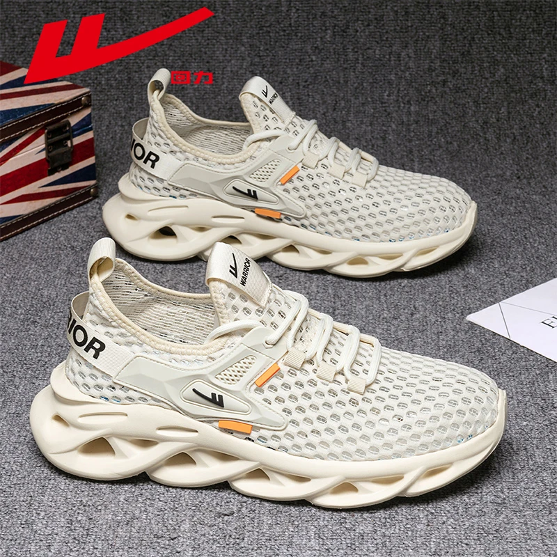 回力男鞋鞋子男款秋季透气防臭干净感痞帅男鞋百搭旅游鞋低帮网鞋