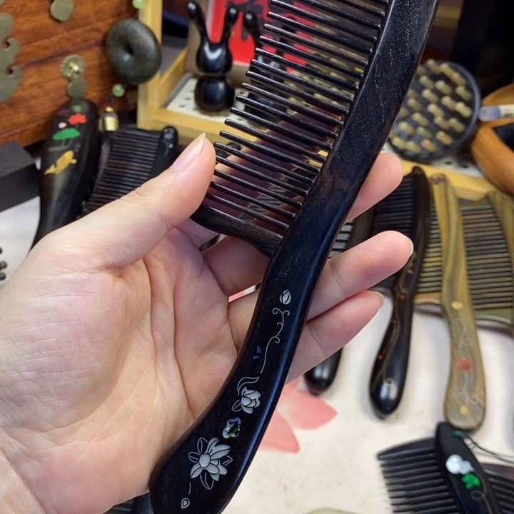 紫***晶绿毯木耙子紫光檀微瑕