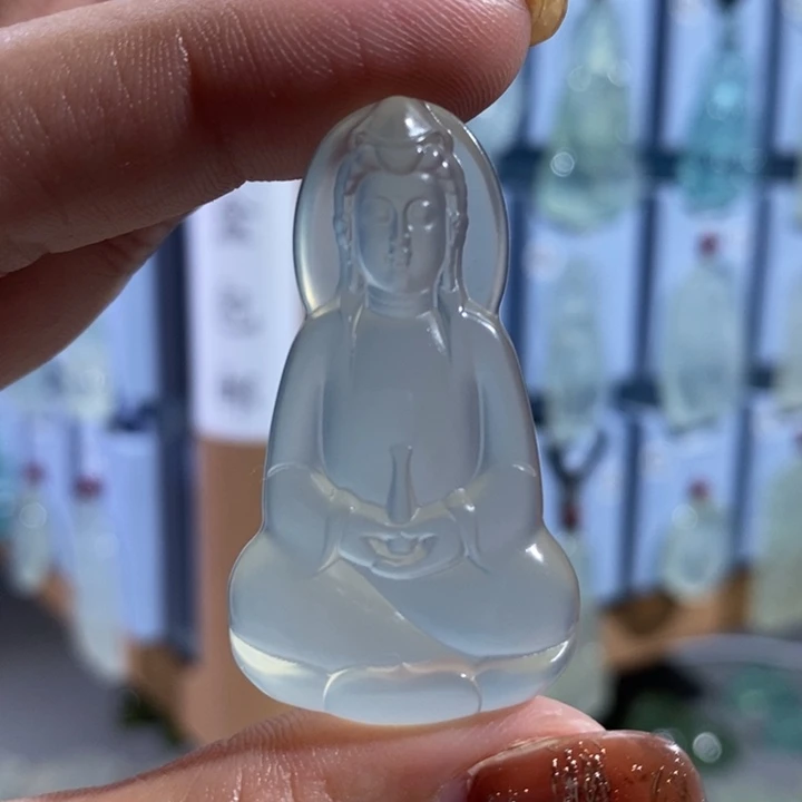 岫玉未镶嵌吊坠吊坠