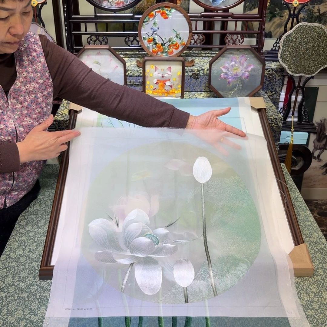 刺绣手工苏绣工艺制作技艺精湛精巧