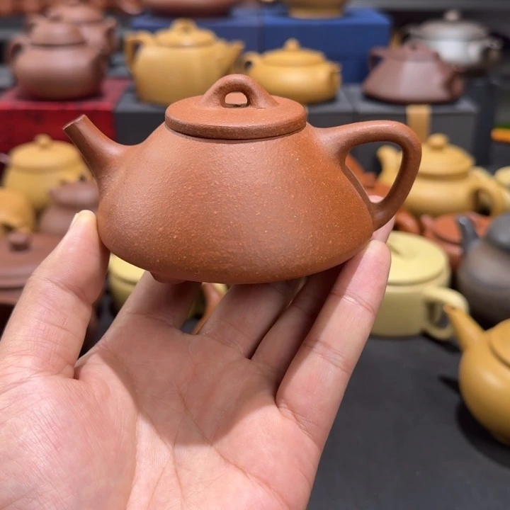 茶壶紫砂红降坡子冶150cc