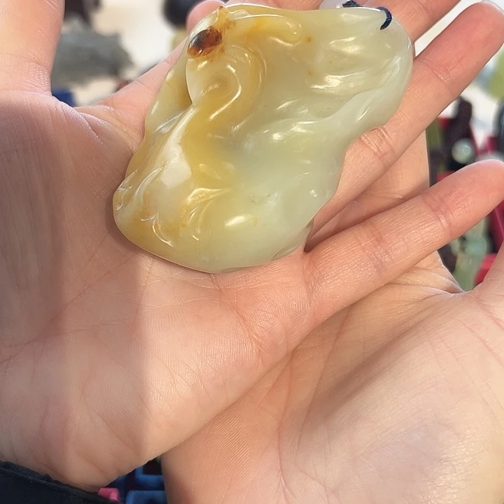 蛇纹石玉未镶嵌吊坠(赠链)