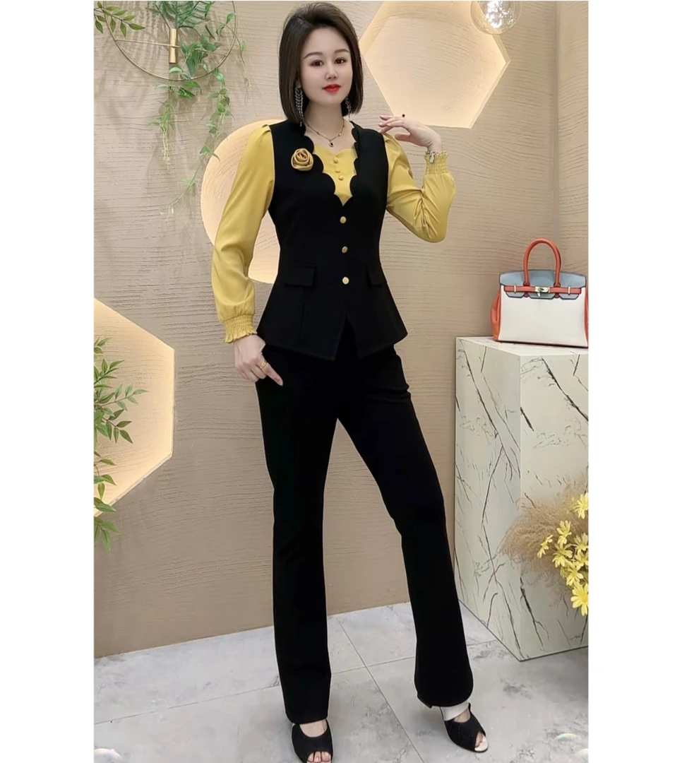 【雅俪莎精选】2025春夏时尚洋气高级感百搭显瘦套装6710