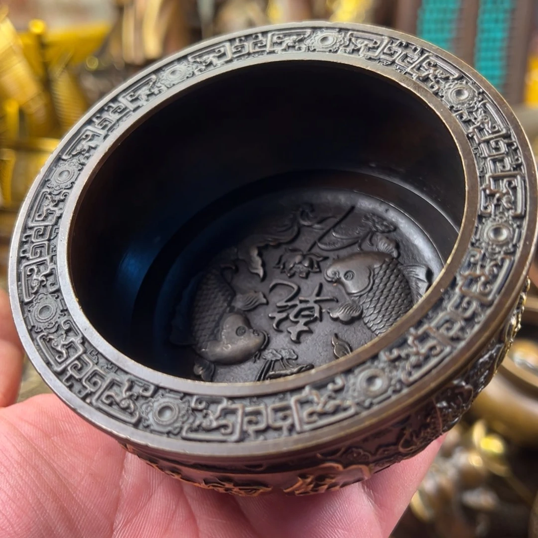 茶壶香炉铜器摆件
