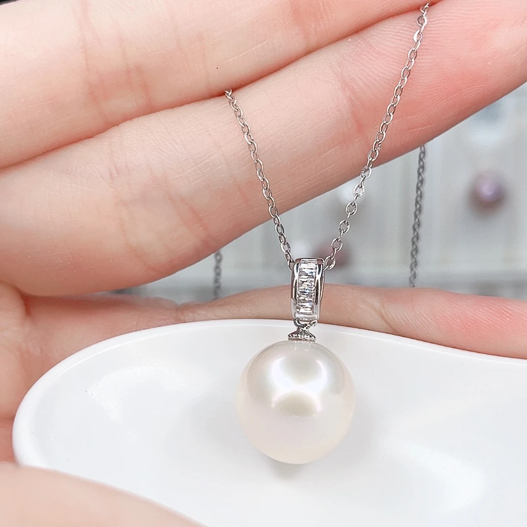 淡水珍珠吊坠(赠链)合金
