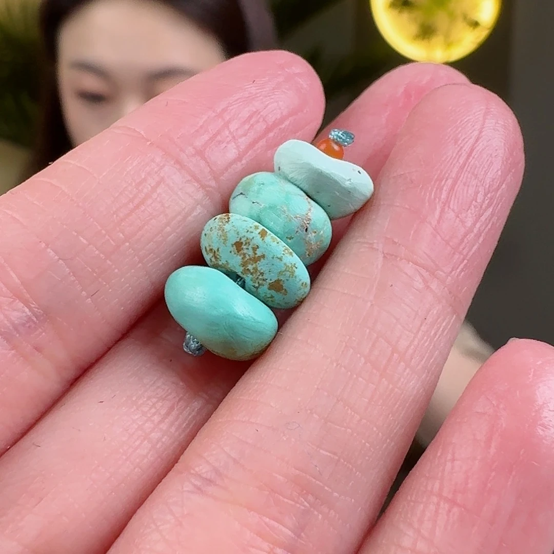 绿松石珠宝奇石未镶嵌