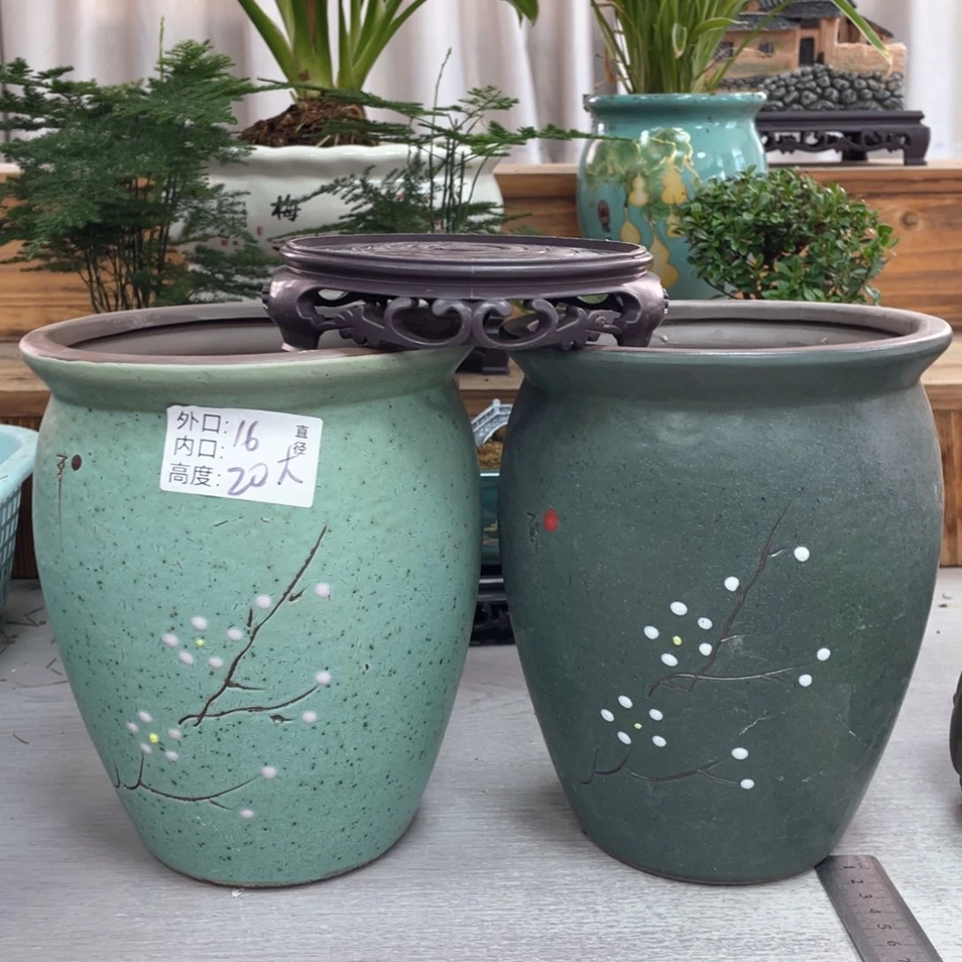 陶瓷花盆陶瓷玉盆紫砂艺术花盆