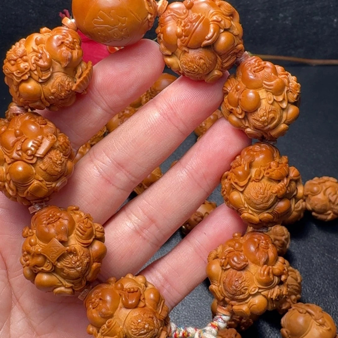 容***斋橄榄核手串/手链财神