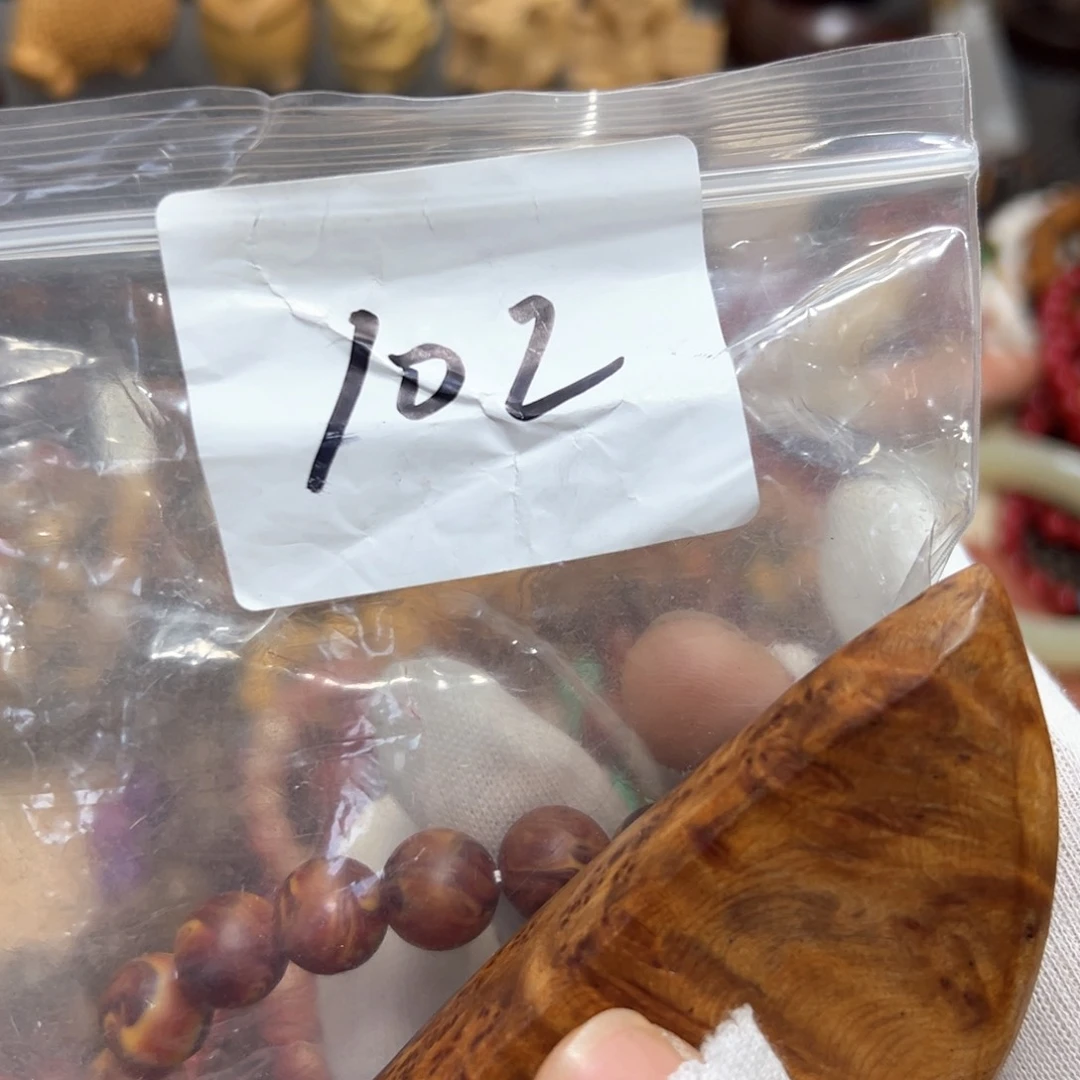 【闪购商品】非洲檀香无事牌12单圈手串