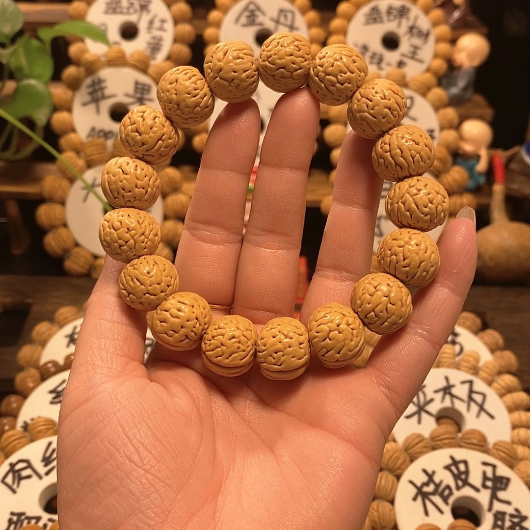 【闪购商品】随*桃核金丹核桃手串