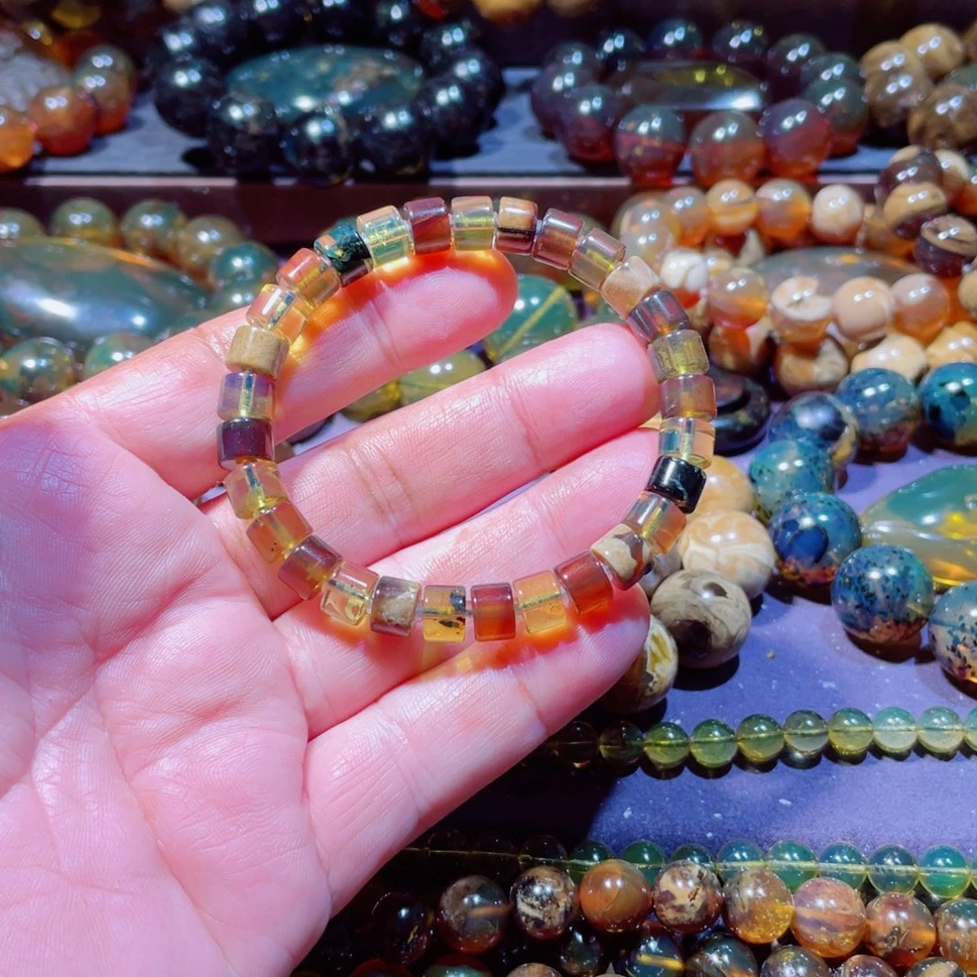 এ***༄琥珀未镶嵌手链天然