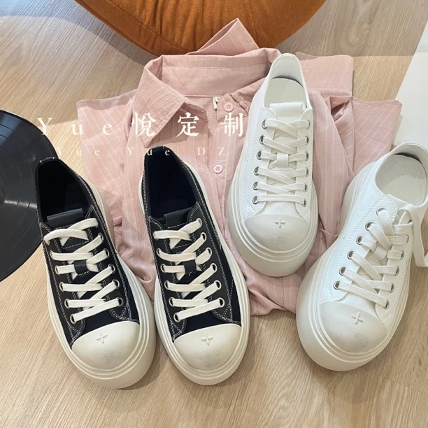 【7厘米】隐形增高脏脏鞋经典百搭2025夏季新款时尚