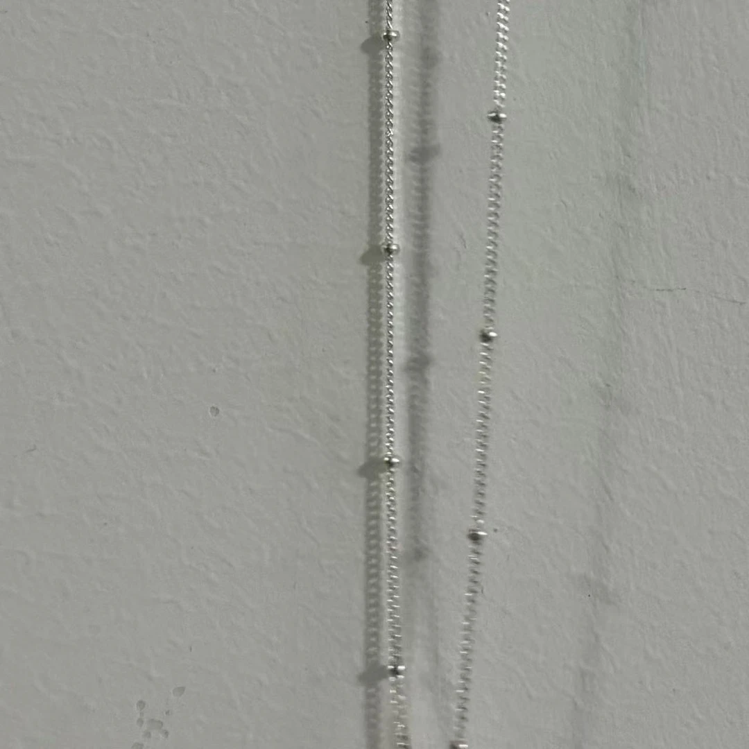 坠链均925银 No退换！退黑！迷你细项链