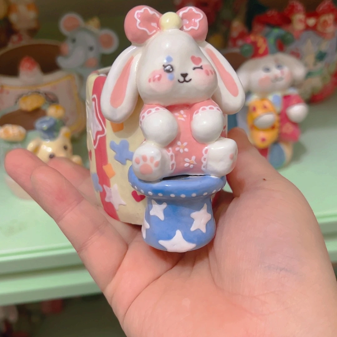 微瑕福福老梧家纯手工多肉花盆