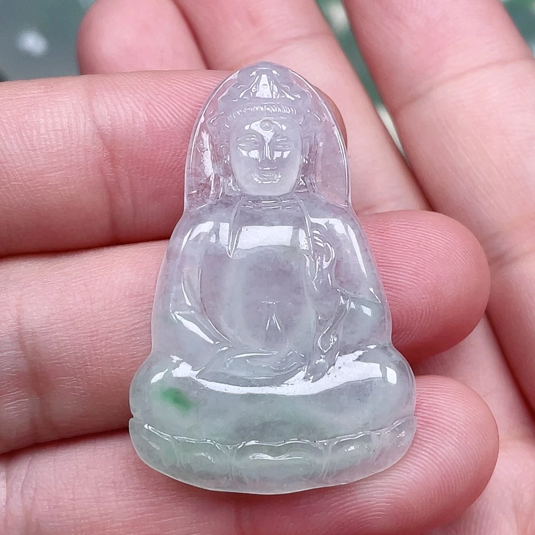 颈饰未镶嵌翡翠观音