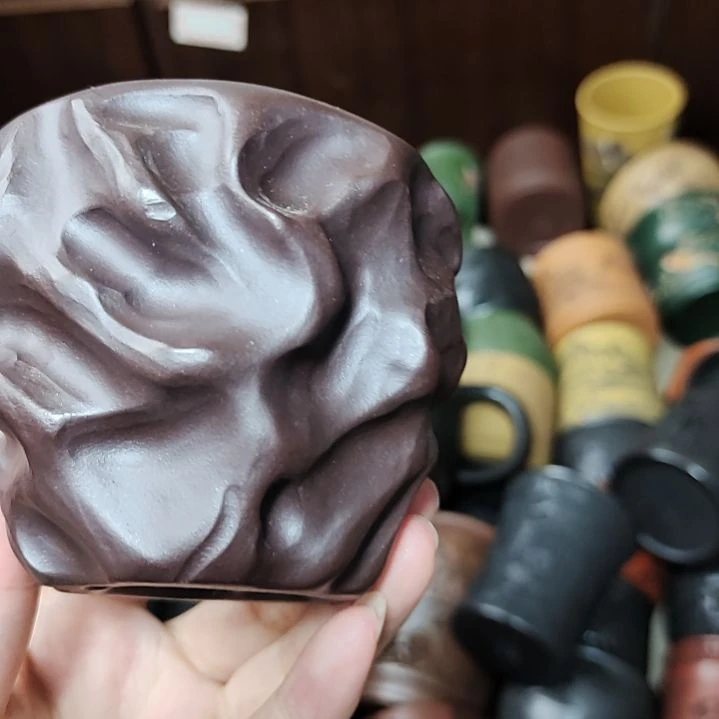 茶杯紫砂宜兴紫砂原矿正品