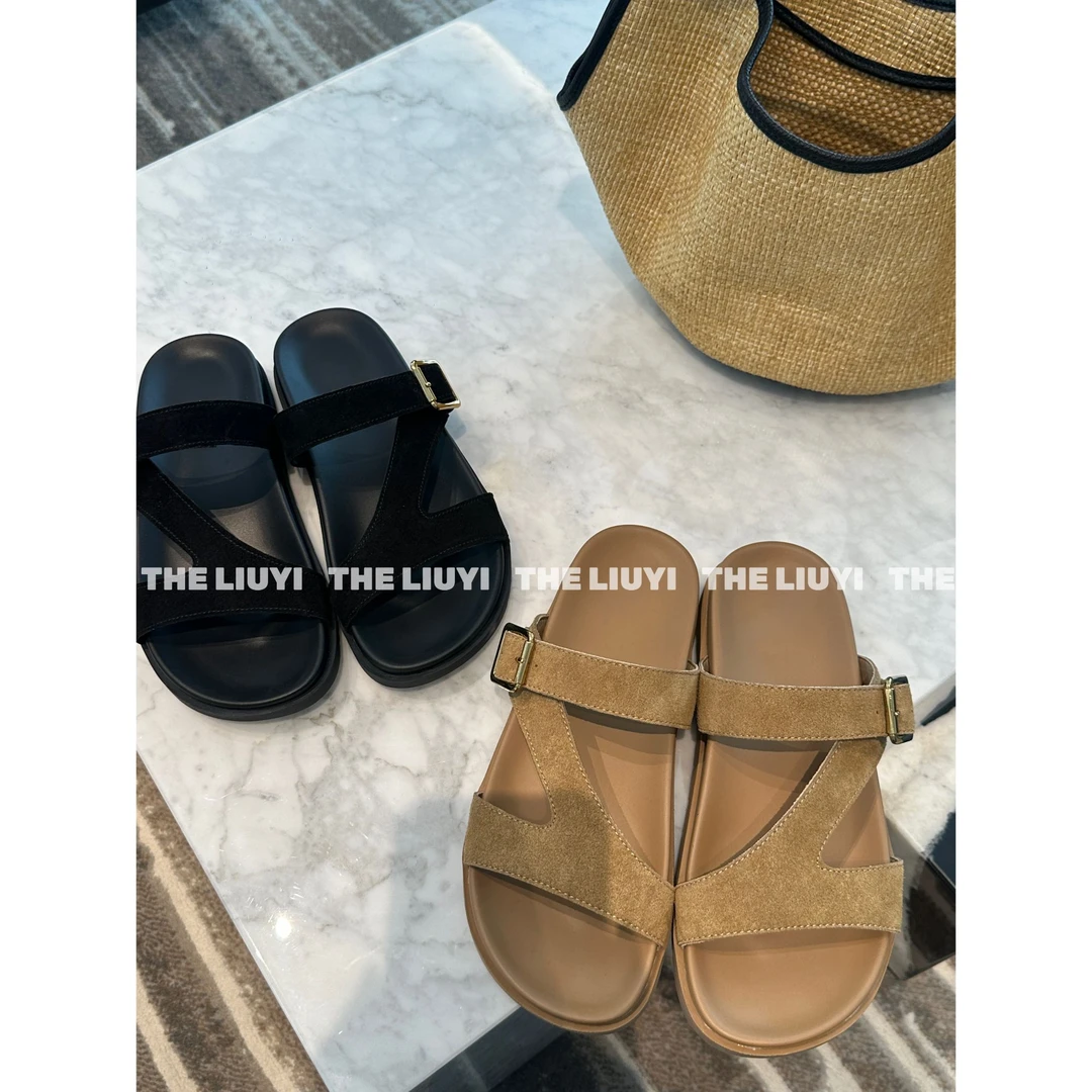 【LIUYI】夏季新款一字拖百搭勃肯拖鞋2688