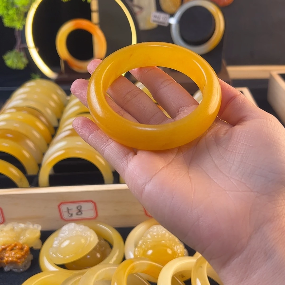 非金属1-鸡油黄57圈口06