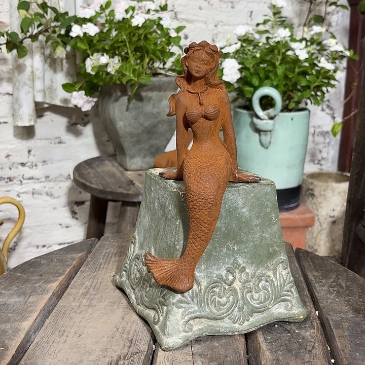 许纯的花房 铸铁美人鱼