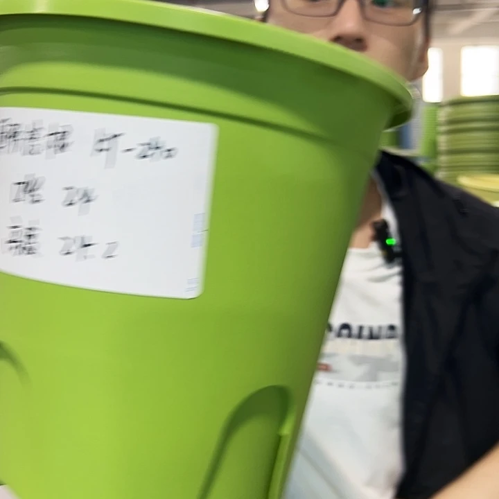 正品圆控口24高24果绿无托8只