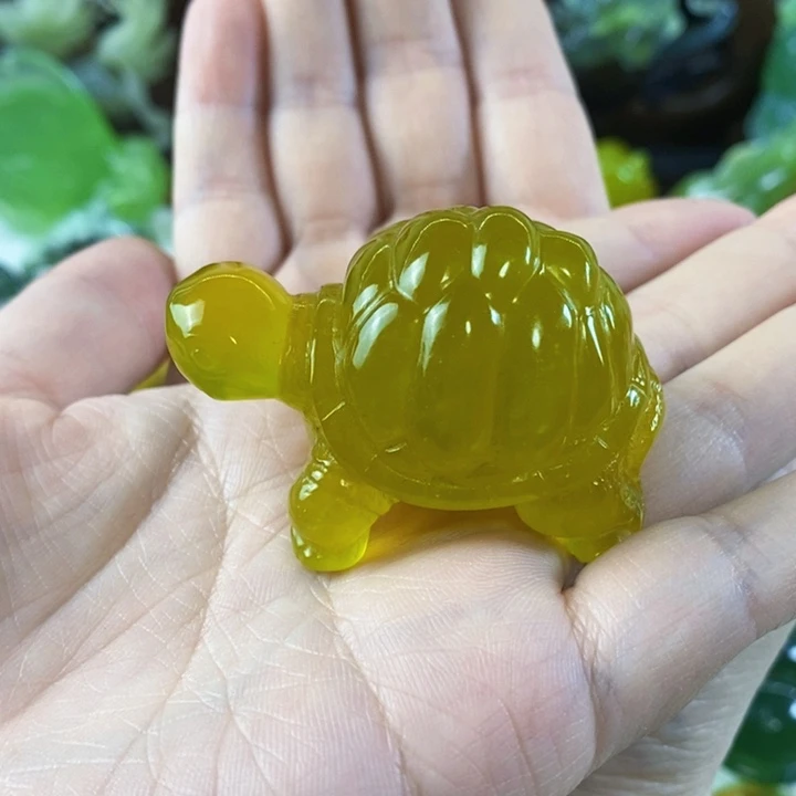岫玉手把件未镶嵌