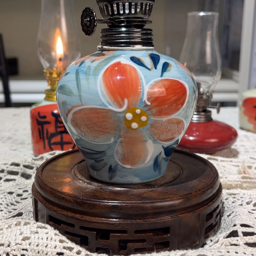 摆件景德镇陶瓷香薰灯