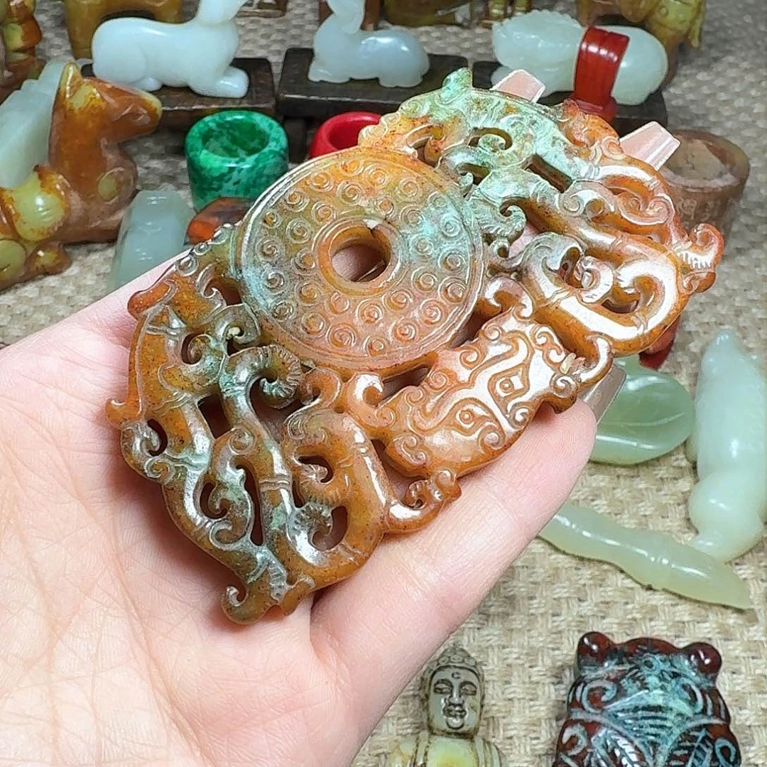 白玉菩提吊坠挂件