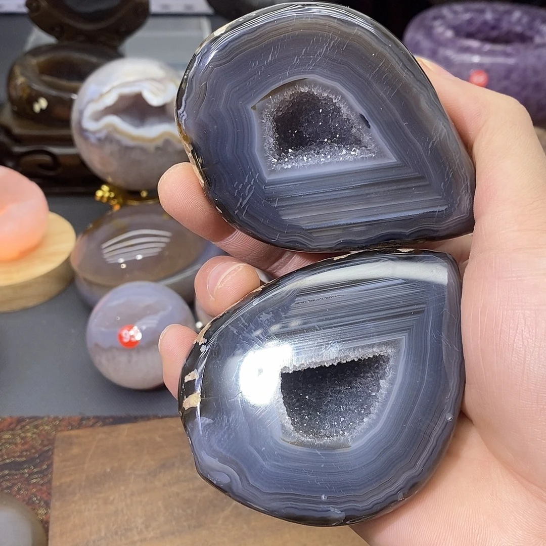 紫晶摆件未镶嵌晶洞
