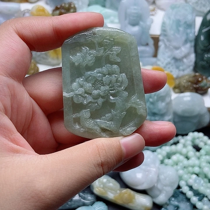 吊坠(不含链)未镶嵌翡翠1