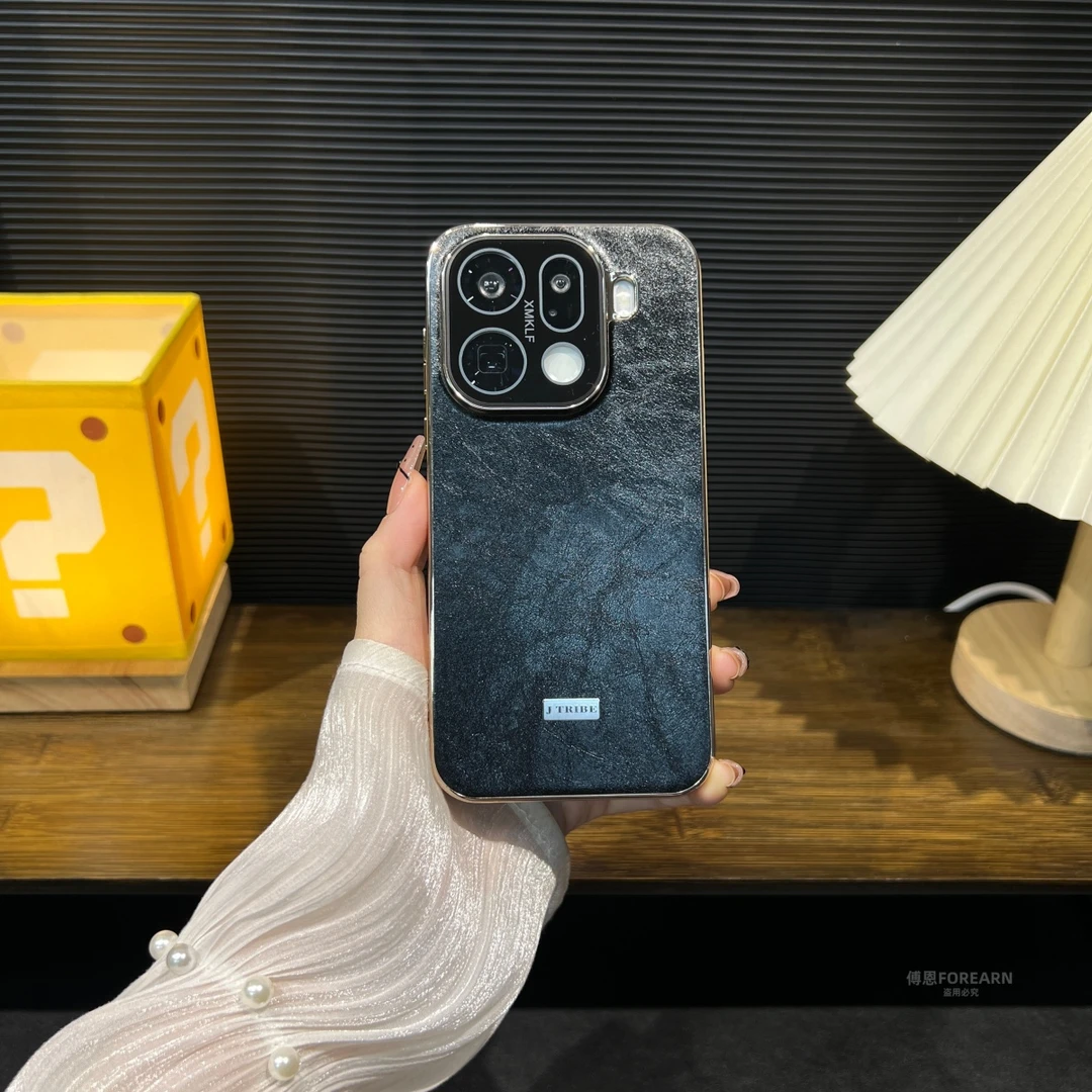 适用于oppofindx9pro手机壳真皮油蜡纹oppofindx9款findx9保护套