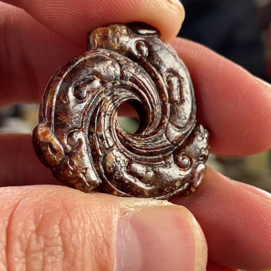 和田玉挂件未镶嵌宝**丁