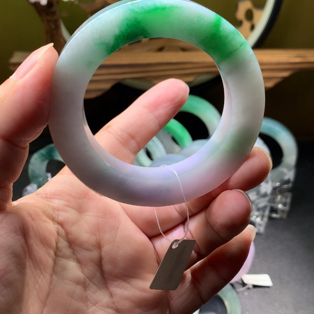 一***光定制翡翠翡翠手镯未镶嵌