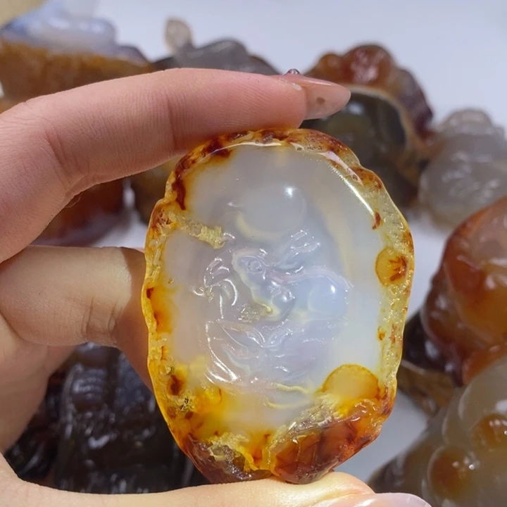 玛瑙/玉髓合金颈饰