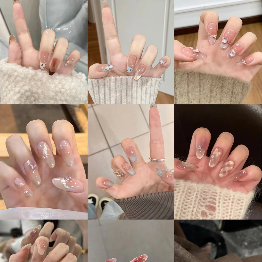 （扣编码下单）纯手工穿戴甲no退no换