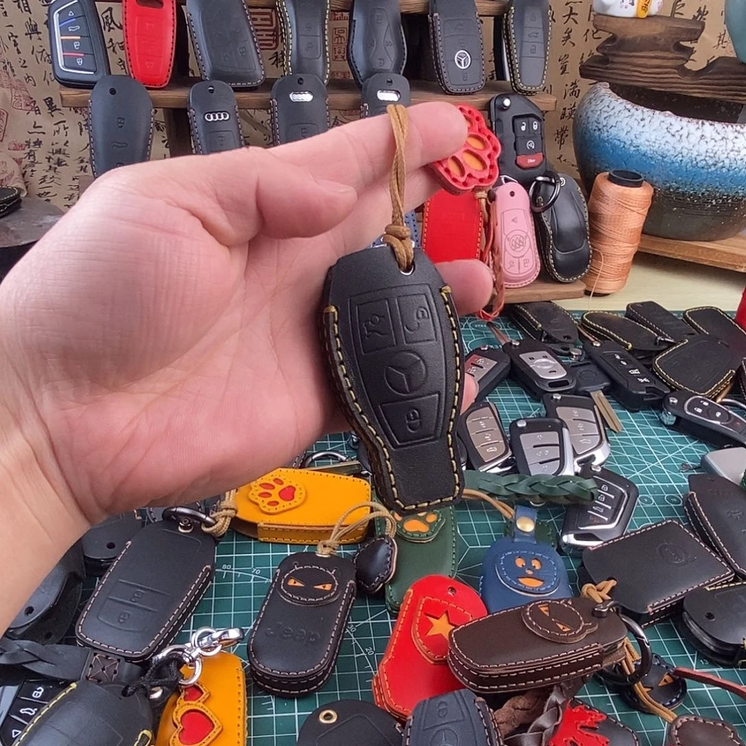 奔驰全包插入启动钥匙