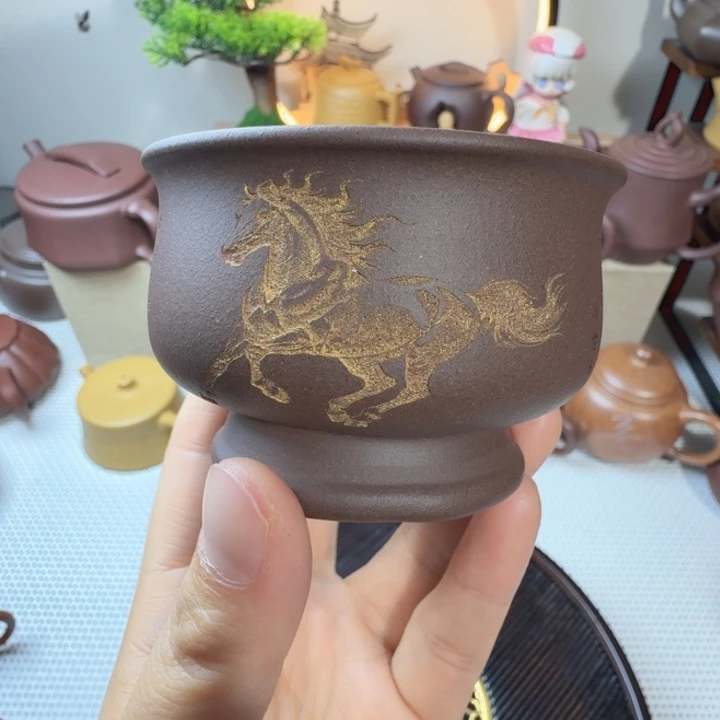 原矿紫泥主人杯100cc