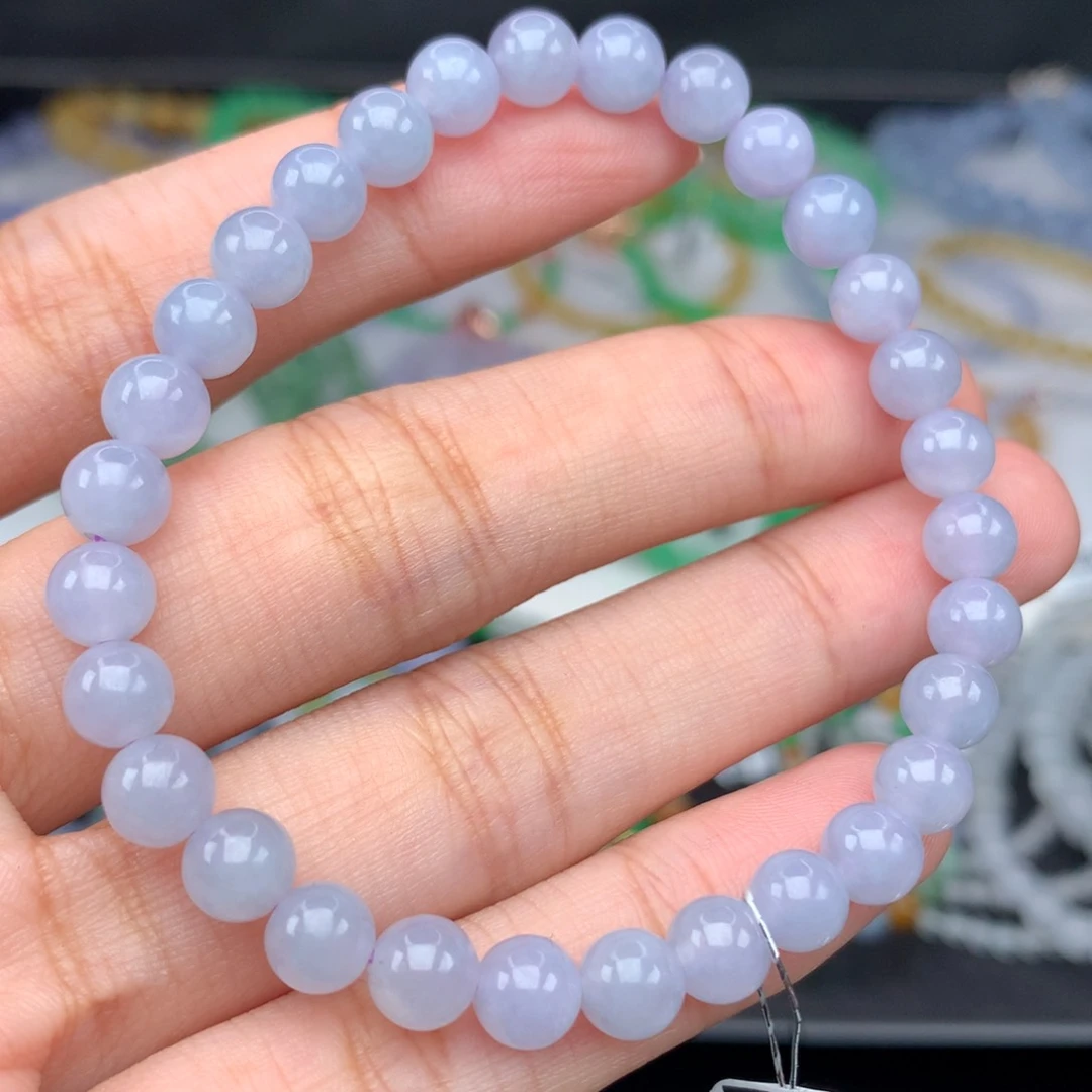 翡翠手链未镶嵌卡