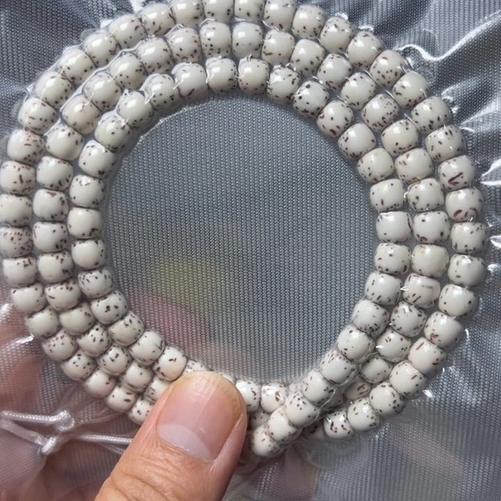 星月菩提手串河豚7×6左右老型大留白