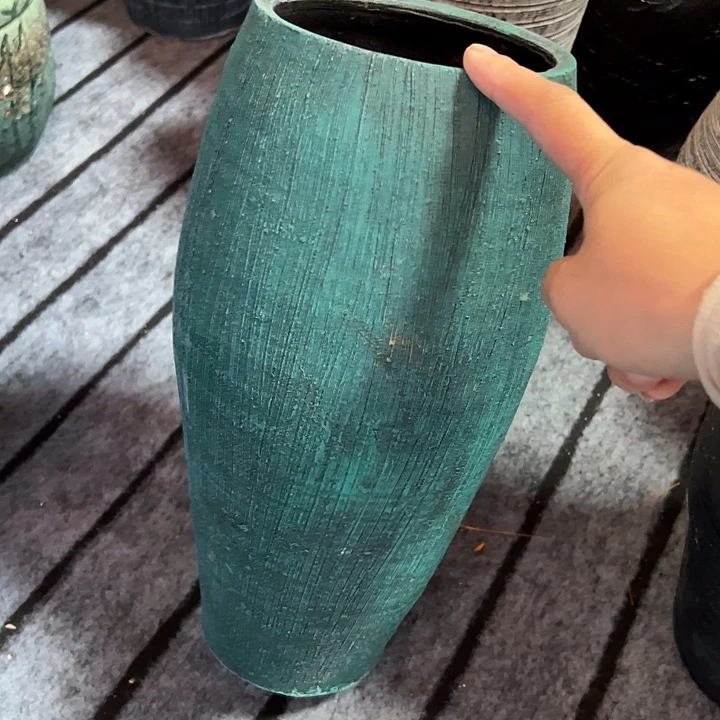 绿色直筒高33口13默认打孔